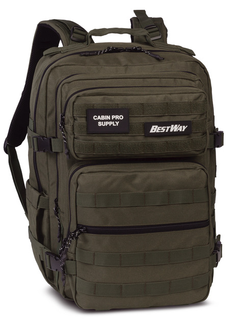Ideale reisgenoot welke ook als handbagage kan worden gebruikt.

Eigenschappen:
Inhoud 35 liter
15 inch laptop
fles houder
verstelaar borstband

Afmetingen:
Hoogte 49cm x breed 34cm c diep 15cm